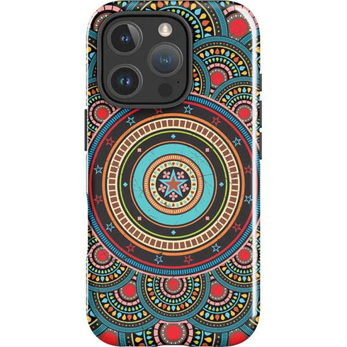 Infinite Circle Colored iPhone 16 Pro Impact Case